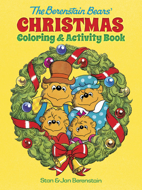 Book cover for Berenstain Bears' Christmas Coloring and Activity Book