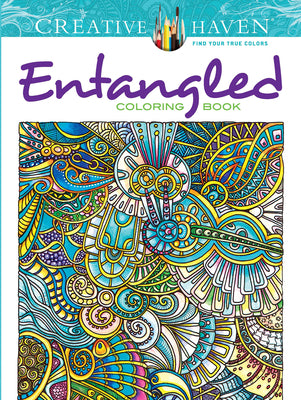 Book cover for Creative Haven Entangled Coloring Book