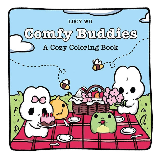 Book cover for Comfy Buddies: A Cozy Coloring Book