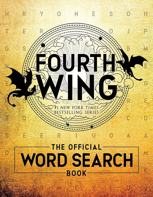 Book cover for Fourth Wing: The Official Word Search Book