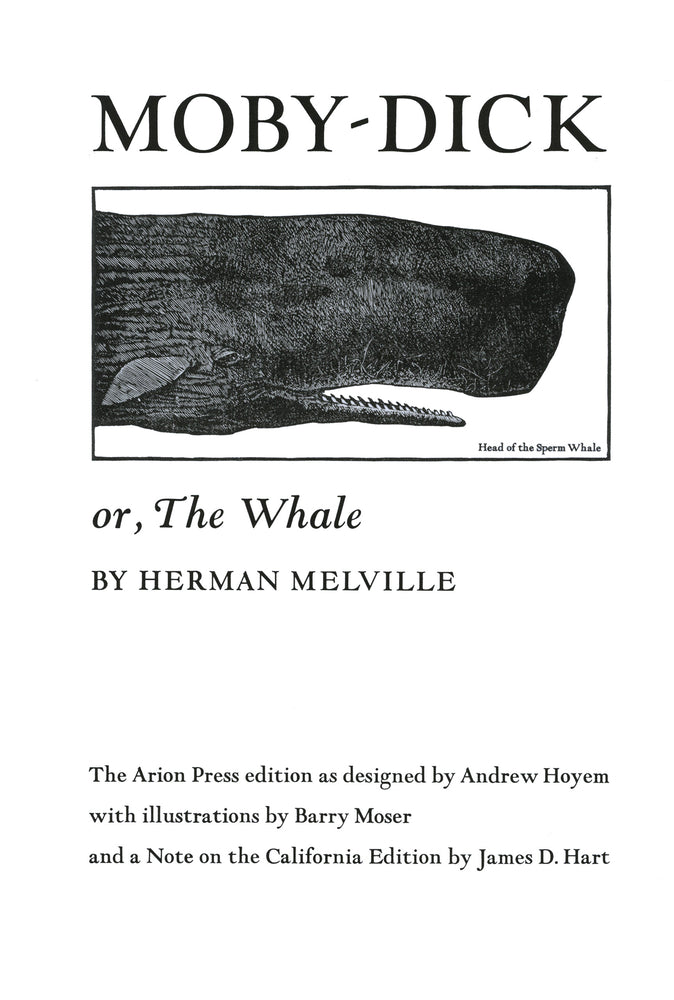 Book cover for Moby Dick Or, the Whale