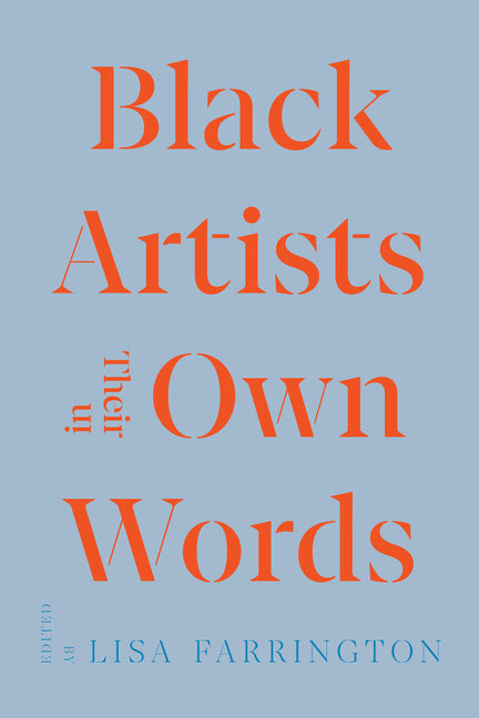 Book cover for Black Artists in Their Own Words