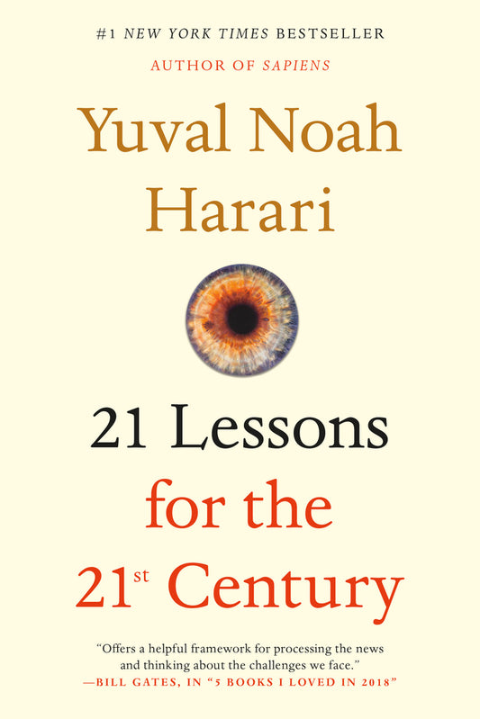 Book cover for 21 Lessons for the 21st Century