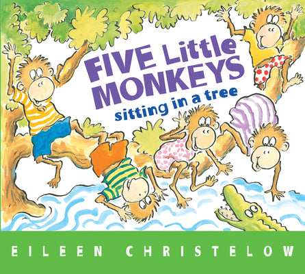 Book cover for Five Little Monkeys Sitting in a Tree Board Book