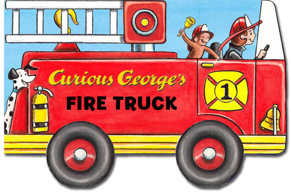 Book cover for Curious George's Fire Truck