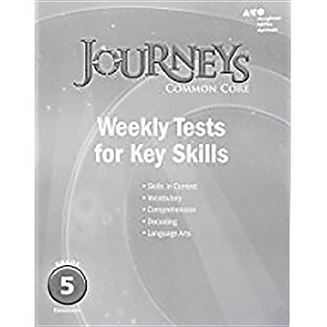 Book cover for Houghton Mifflin Harcourt Journeys: Common Core Weekly Assessments Grade 5