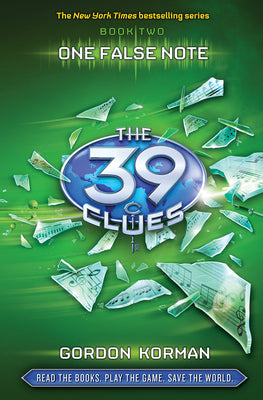 Book cover for One False Note (the 39 Clues, Book 2) [With 6 Game Cards]