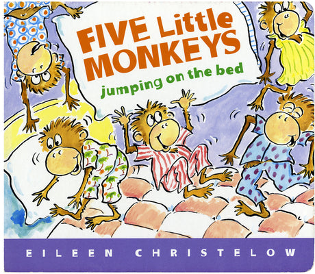 Book cover for Five Little Monkeys Jumping on the Bed