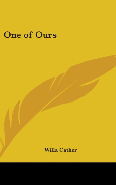 Book cover for One of Ours