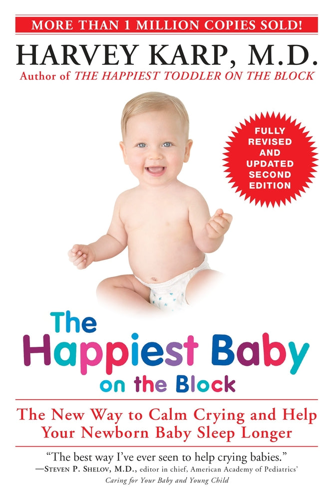 Book cover for The Happiest Baby on the Block: The New Way to Calm Crying and Help Your Newborn Baby Sleep Longer