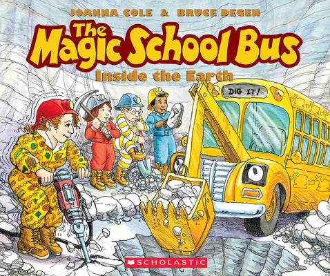 Book cover for The Magic School Bus Inside the Earth