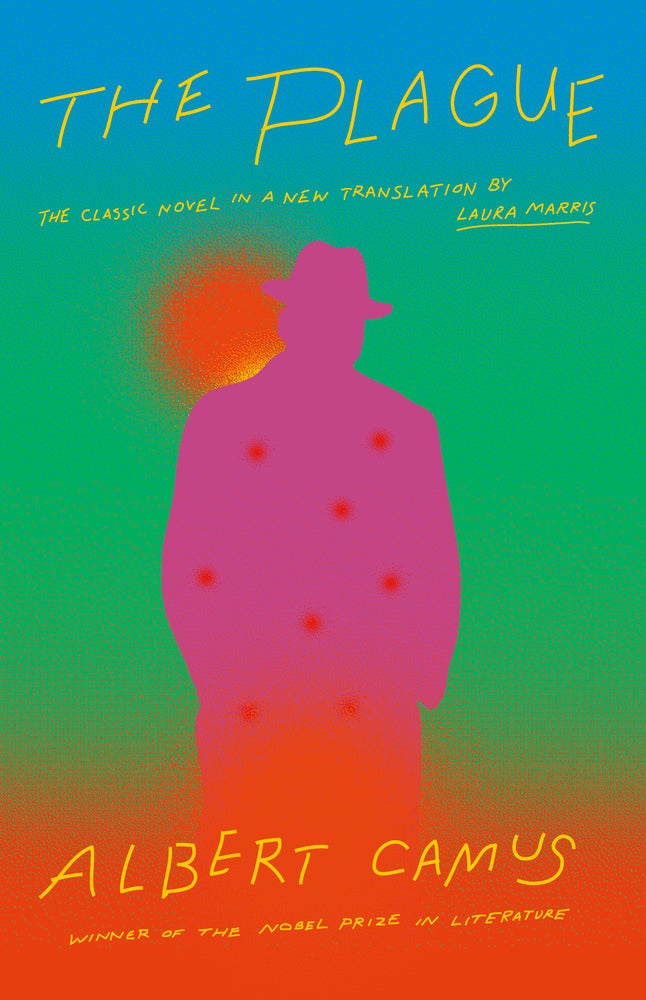 Book cover for The Plague: A New Translation by Laura Marris