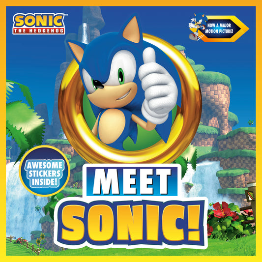 Book cover for Meet Sonic!: A Sonic the Hedgehog Storybook