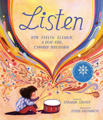 Book cover for Listen: How Evelyn Glennie, a Deaf Girl, Changed Percussion