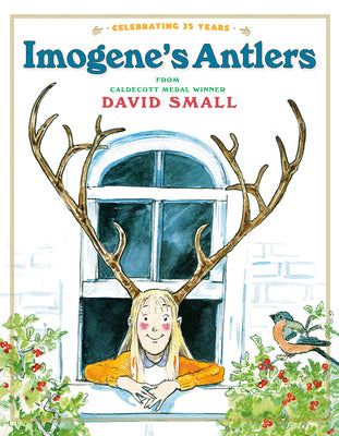 Book cover for Imogene's Antlers: A Christmas Book for Kids