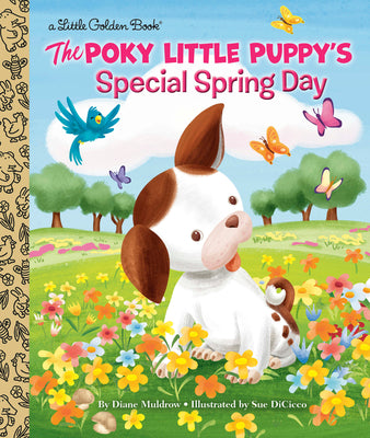Book cover for The Poky Little Puppy's Special Spring Day