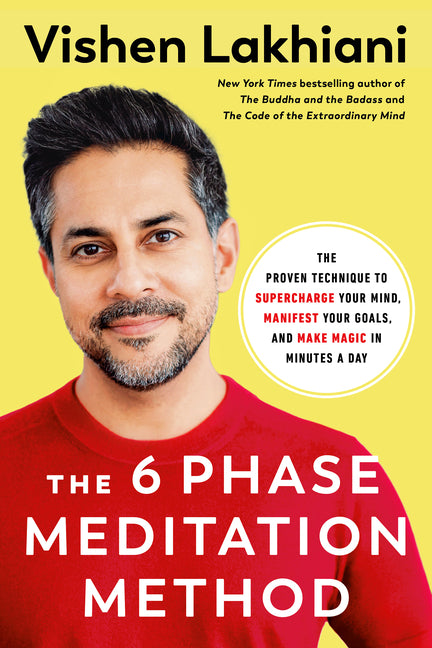 Book cover for 6 Phase Meditation Method: The Proven Technique to Supercharge Your Mind, Manifest Your Goals, and Make Magic in Minutes a Day
