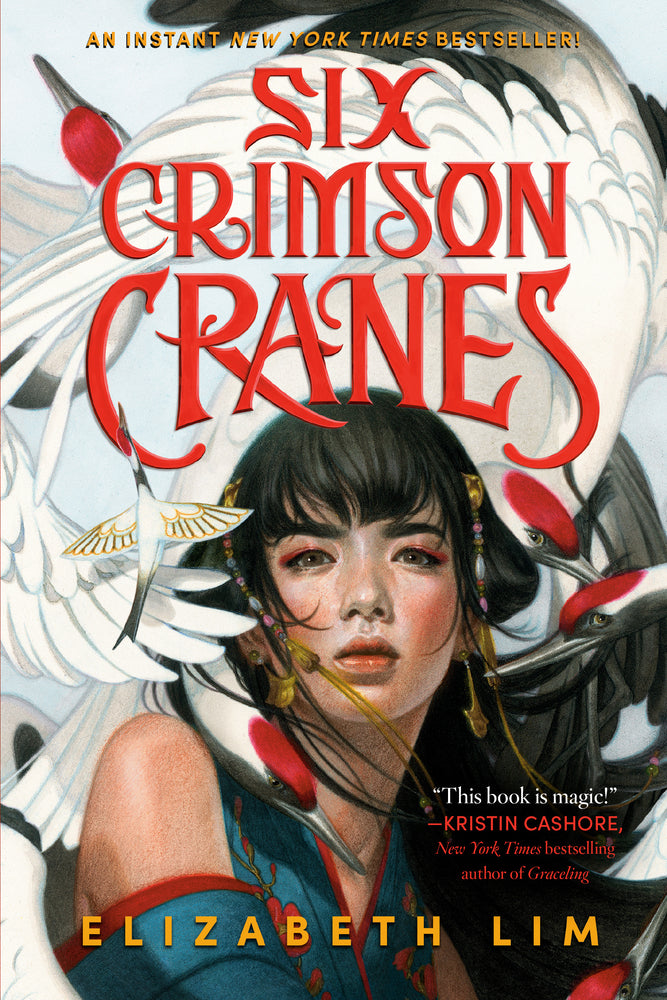 Book cover for Six Crimson Cranes