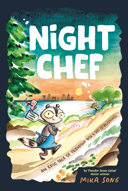 Book cover for Night Chef: An Epic Tale of Friendship with a Side of Deliciousness! (a Graphic Novel)
