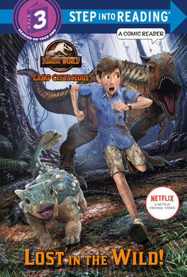 Book cover for Lost in the Wild! (Jurassic World: Camp Cretaceous)