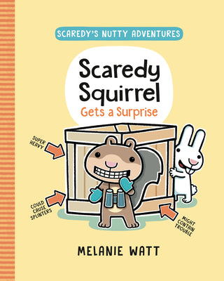 Book cover for Scaredy Squirrel Gets a Surprise: (A Graphic Novel)