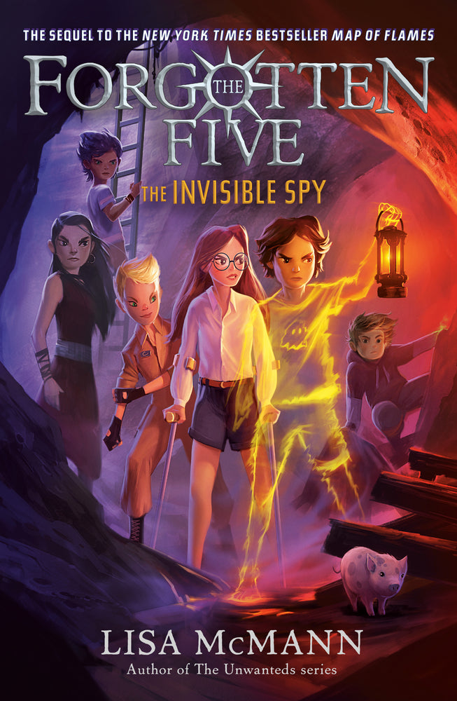 Book cover for The Invisible Spy (the Forgotten Five, Book 2)