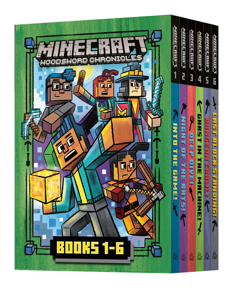 Book cover for Minecraft Woodsword Chronicles: The Complete Series: Books 1-6 (Minecraft Woosdword Chronicles)