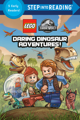 Book cover for Daring Dinosaur Adventures! (Lego Jurassic World)