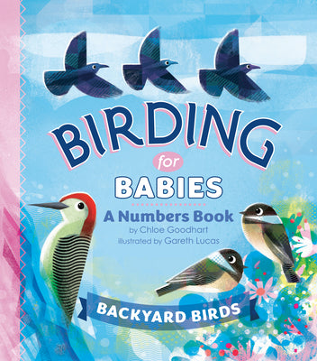 Book cover for Birding for Babies: Backyard Birds: A Numbers Book