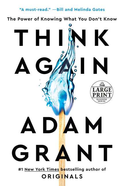 Book cover for Think Again: The Power of Knowing What You Don't Know