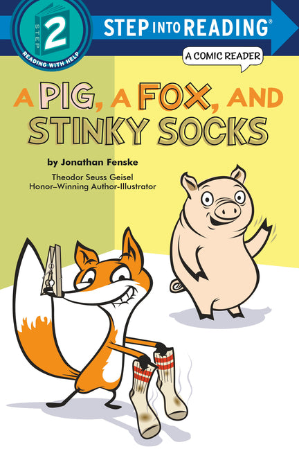 Book cover for Pig, a Fox, and Stinky Socks