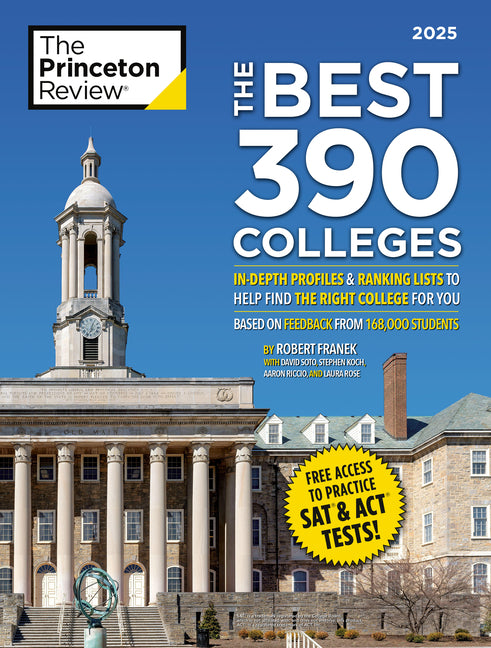 Book cover for Best 390 Colleges, 2025: In-Depth Profiles & Ranking Lists to Help Find the Right College for You