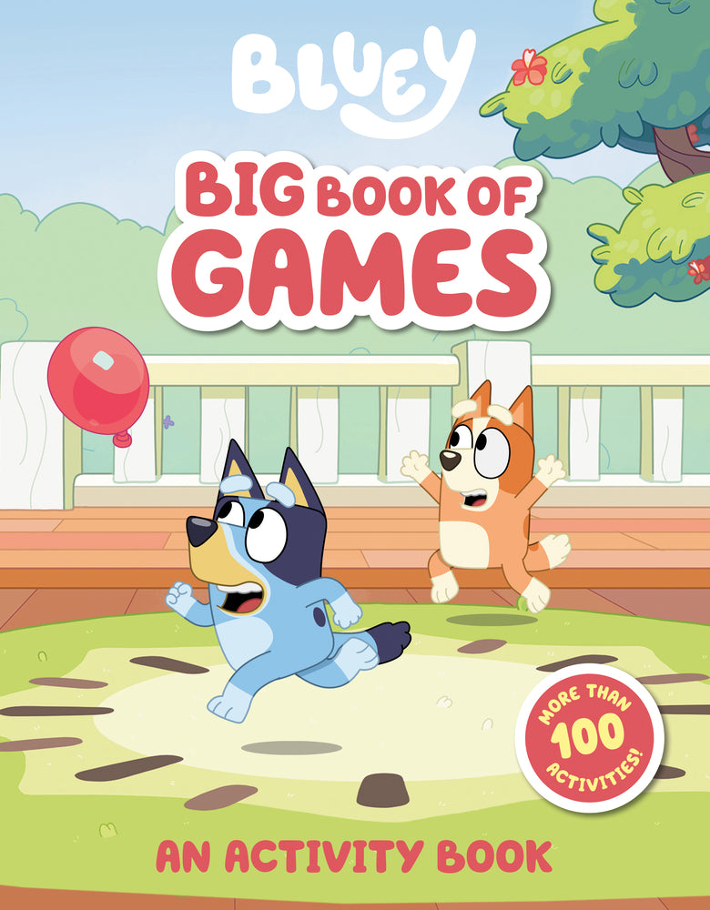 Book cover for Bluey: Big Book of Games: An Activity Book