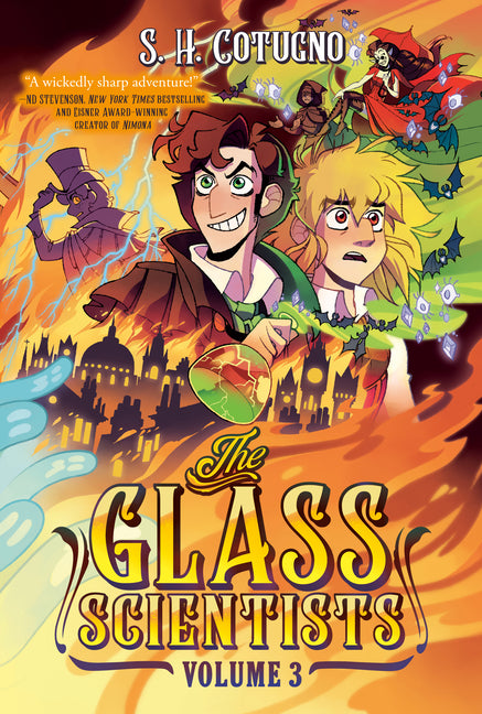 Book cover for Glass Scientists: Volume Three: A Graphic Novel