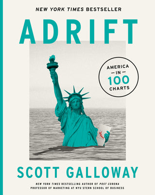 Book cover for Adrift: America in 100 Charts