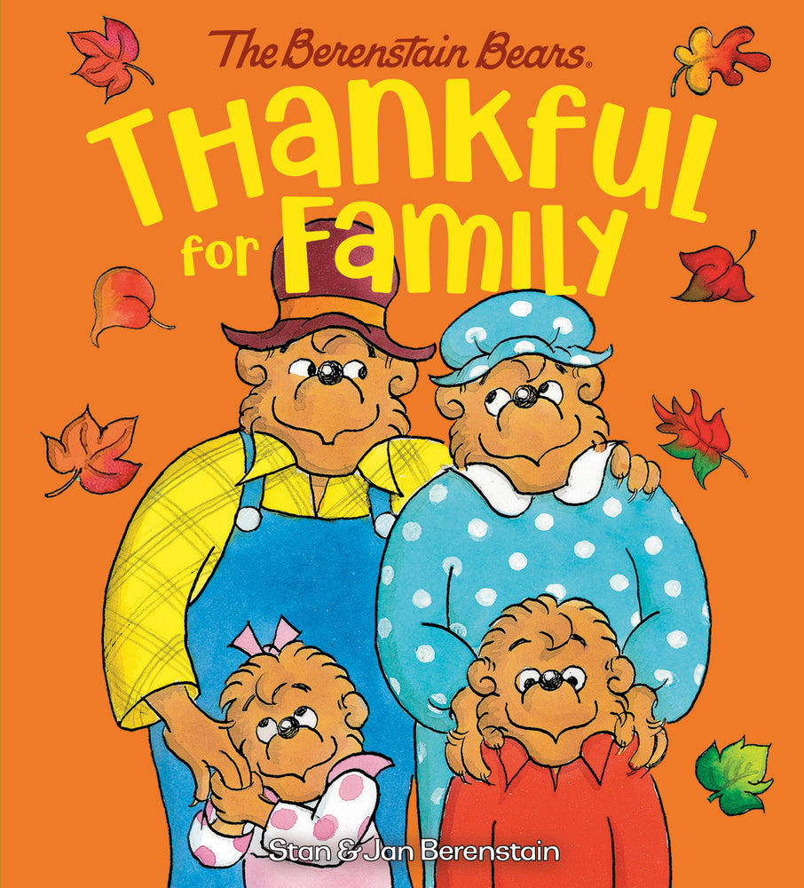 Book cover for Thankful for Family (Berenstain Bears)