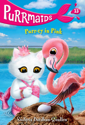 Book cover for Purrmaids #13: Purr-Ty in Pink