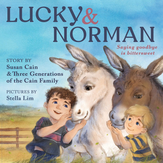 Book cover for Lucky & Norman: Saying Goodbye Is Bittersweet