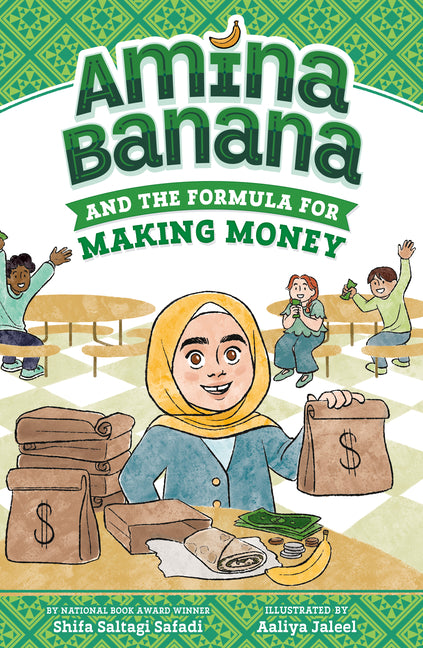 Book cover for Amina Banana and the Formula for Making Money