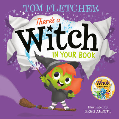 Book cover for There's a Witch in Your Book: An Interactive Book for Kids and Toddlers