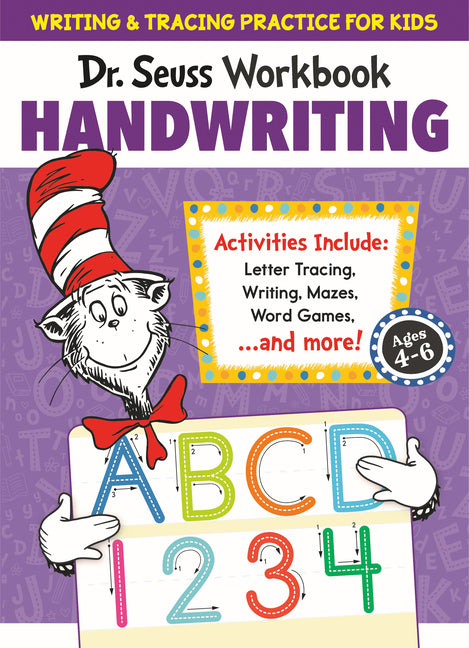 Book cover for Dr. Seuss Handwriting Workbook: Tracing and Handwriting Practice for Kids Ages 4-6