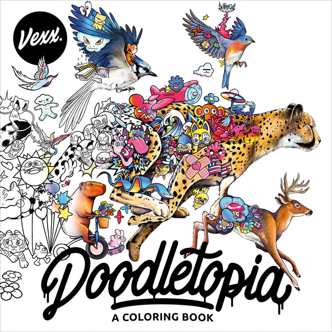 Book cover for Doodletopia: A Coloring Book