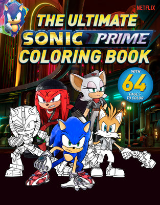 Book cover for The Ultimate Sonic Prime Coloring Book