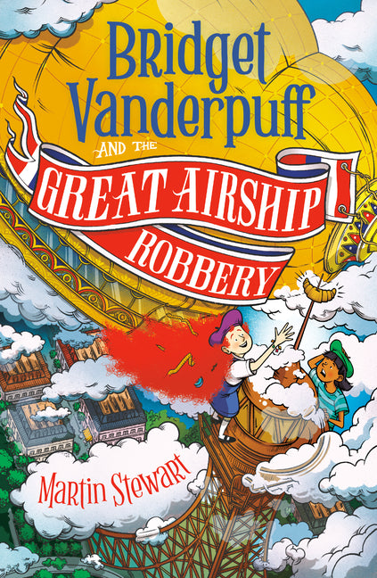 Book cover for Bridget Vanderpuff and the Great Airship Robbery #3