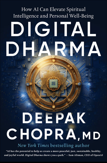 Book cover for Digital Dharma: How AI Can Elevate Spiritual Intelligence and Personal Well-Being