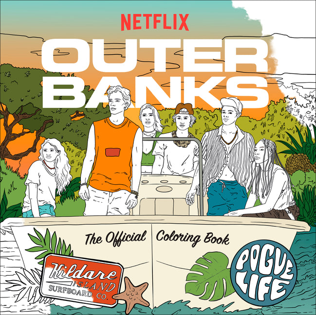 Book cover for Outer Banks: The Official Coloring Book