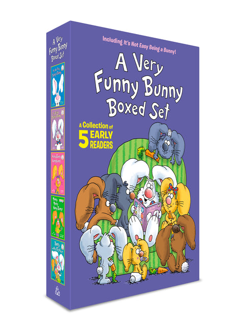 Book cover for Very Funny Bunny 5-Book Boxed Set: It's Not Easy Being a Bunny and More P.J. Funnybunny Early Readers Classics