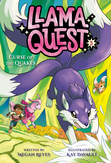 Book cover for Llama Quest #3: Curse of the Quakes