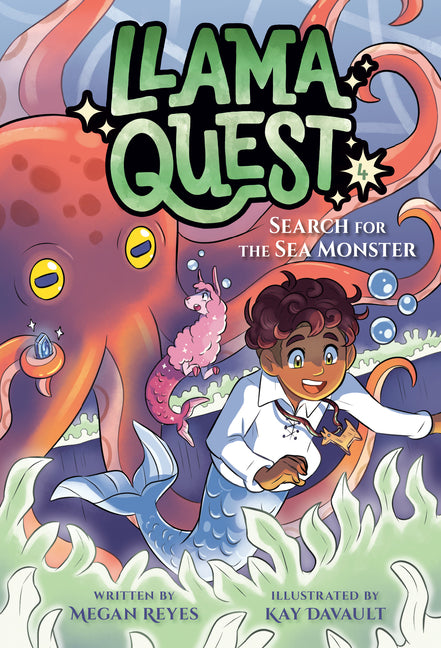Book cover for Llama Quest #4: Search for the Sea Monster