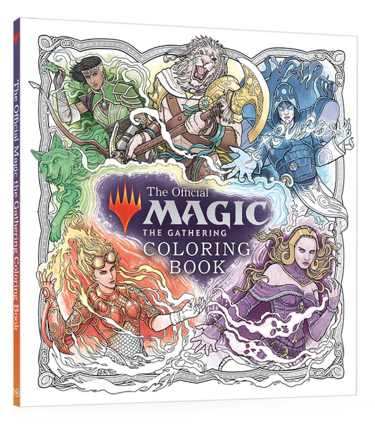 Book cover for Official Magic: The Gathering Coloring Book
